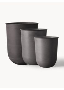 DBKD Sada květináčů Out, 3 díly Hnědá Kov Sada s různými velikostmi