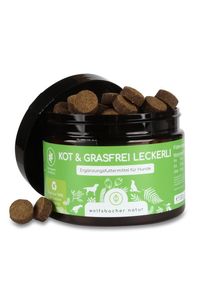 300g Wolfsbacher Nature Treats No More Poop & Grass