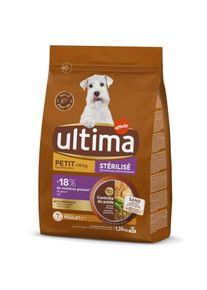 1,35kg Ultima Dog Mini kuřecí granule pro sterilizované psy