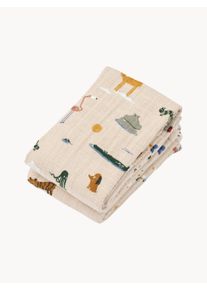 Liewood Plenky z organické bavlny Lewis, 2 ks Bílá, Barevná Bavlna Š 65 cm, D 65 cm