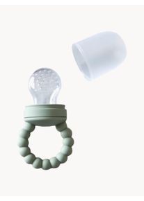 Jack o Juno Silikonový podavač na ovoce pro děti Bubble Zelená, Transparentní Ø 5 cm, V 5 cm, 10 ml