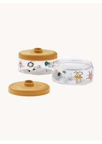 Liewood Sada krabiček na jídlo pro děti Dominique, 2 díly Barevná, Žlutá, Bílá Umělé vlakno, Umělá hmota Ø 13 cm, V 7 cm