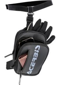 Acerbis Pro 1L, leg bag , color: Black/Grey , size: 1 l