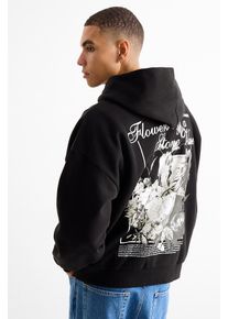 C&Amp;A Mikina s kapucí-Pieter Faes, Černé, Größe: S