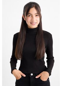 C&Amp;A Multipack 2 ks-tričko s rolákem-žebrované, Bílé, Größe: 146