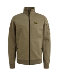 PME-Legend Velk&eacute; Velikosti - PME Legend - Mikina se vzorem včel&iacute; pl&aacute;stve a n&aacute;&scaron;ivkou s logem - 3XL - Olive