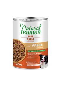 12x400g Natural Trainer Pate Medium & Maxi Adult telecí