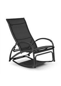 Blumfeldt Beverlywood, zahradní lehátko, houpací křeslo, hliník, černé