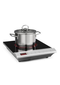 Klarstein MisterCook, infračerven&yacute; vařič, 2000 W, 90-650 &deg;C, časovač, stř&iacute;brn&yacute;