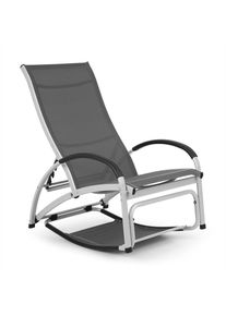 Blumfeldt Beverly wood, zahradní lehátko, houpací křeslo, hliník, šedé