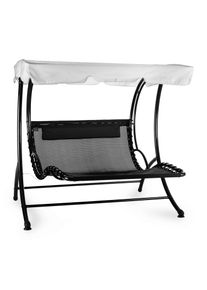 Blumfeldt Aristo, houpací lehátko, zahradní lehátko, zahradní houpačka, včetně polštáře, šedé