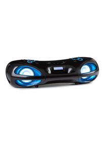 Auna Spacewoofer DAB Boombox, CD přehrávač, DAB+, UKW, Bluetooth, dálkové ovládání, LED