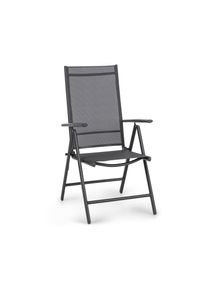 Blumfeldt London Lite, skládací židle, 56,5 x 107 x 68 cm, ComfortMesh, hliník
