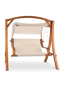 Blumfeldt Maui, zahradn&iacute; houpačka, 110 cm, 2 m&iacute;sta, mark&yacute;za, polyester, modř&iacute;n