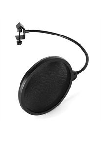 Auna Pro POP-1, pop filtr, protivětrná ochrana, černý