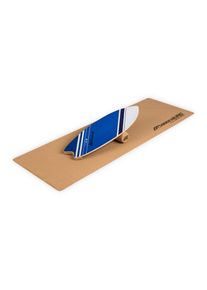 BoarderKING Indoorboard Wave, balanční deska, podložka, válec, dřevo/korek