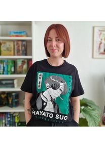 Hayato Suo T-shirt for Wind Breaker Fans - XXXL - Black
