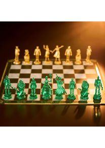 WICKED - Shiz vs. Emerald City Chess Set