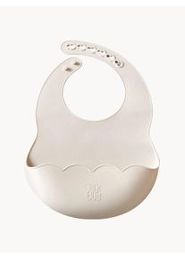 Jack o Juno Silikonový dětská bryndáček Poppy Bílá Umělá hmota Š 22 cm, D 32 cm