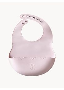 Jack o Juno Silikonová dětská bryndáčka Poppy Růžová Umělá hmota Š 22 cm, D 32 cm