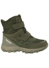 Viking Kid's Track Warm Waterproof 2V Winter boots Kids (38, olive)