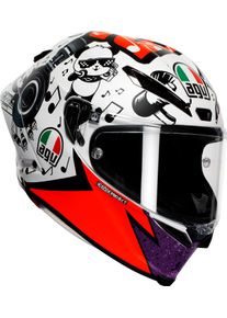 AGV Pista GP RR Guevara Motegi 2022, full face helmet , color: Matt White/Black/Red , size: L