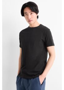 C&Amp;A Multipack 3 ks-nátělník-bezešvé, Černé, Größe: S