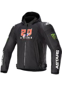 Alpinestars FQ20 Zaca Air Monster, textile jacket waterproof , color: Black/White , size: XXL