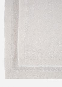 Prostírání z vysoce kvalitní organické bavlny ( 2 ks v balení) | Bílá | Vel. 30x45 cm | 100% bavlna| bonprix