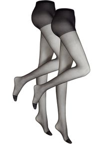 Jemn&eacute; punčochov&eacute; kalhoty 20 DEN (2 p&aacute;ry v balen&iacute;) | Čern&aacute; | Vel. 36/38 (S) | bonprix