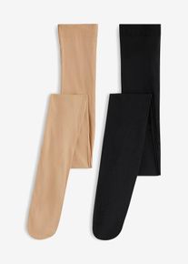 Jemné punčocháče (2 ks) 50den s recyklovaným polyamidem | Béžová | Vel. 36/38 (S) | bonprix
