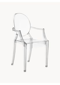 Kartell Dětská designová židle Lou Lou Ghost Transparentní Umělá hmota Š 39 cm, H 37 cm