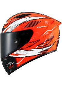 Suomy Track-1 404, full face helmet , color: Matt Neon-Orange/White/Black , size: S