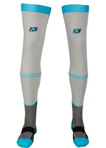 Klim Aggressor -1.0, sock sleeve , color: Grey/Black/Light Blue , size: L