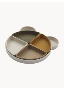 Liewood Sada dětských talířů Arne, 5 dílů Béžová, Hnědá Umělá hmota Sada s různými velikostmi