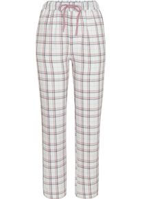 Damske Pyžamo-Kalhoty ecru-slézová-kostka ,velikost 44/46