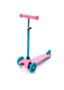 Meteor Tucan růžovo-modrá dětská tříkolová koloběžka