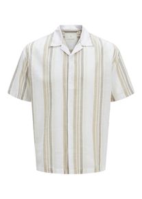 Jack & Jones JACK & JONES Muži Košile 'JPRCCSummer' béžová / tmavě béžová / bílá XXL