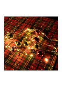 B.V. - LED Vánoční řetěz 20xLED/3xAA 2m teplá bílá B103033XK