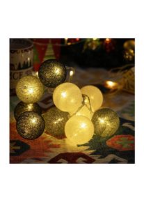 B.V. - LED Vánoční řetěz 10xLED/3xAA 2m teplá bílá B103033WV