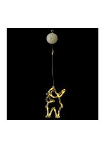 B.V. - LED Vánoční dekorace 10xLED/3xAAA Santa Claus 20 cm B10303K5P