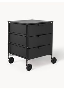 Kartell Kancelářská skříňka Mobil Černá Umělá hmota Š 49 cm, V 63 cm