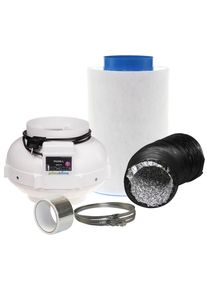 Extraction Kit CarbonActive 1000m³/h Ø200mm