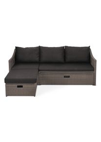 Tchibo - Rozkládací pohovka »Thore« s úložným prostorem - barva: šedá