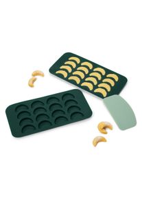 Tchibo - Formy na pečení vanilkových rohlíčků - barva: zelená