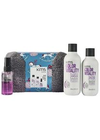 KMS California KMS Colorvitality Blond&yacute;nka Mini X-Mas Set 2025 &Scaron;ampony na barven&eacute; vlasy