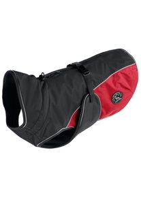 Hunter Coat Uppsala Cozy Dog coat (Rücken 55 cm - Hals 36-72 cm, Bauch 66-102 cm, grey/red)