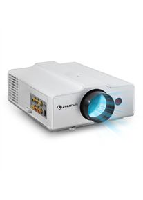 Auna LED projektor EH3WS kompaktn&iacute; HDMI b&iacute;l&yacute;