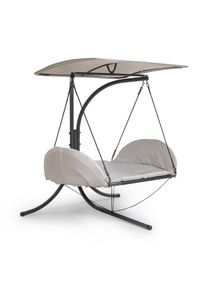 Blumfeldt Fountain Valley, z&aacute;věsn&eacute; leh&aacute;tko, čalouněn&eacute;, stř&iacute;&scaron;ka proti slunci, 180 g polyester, b&eacute;žov&eacute;