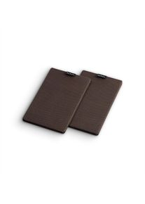 NUMAN Retrospective 1979 S, černohnědý, textilní kryt, 2 kusy, potah na regálový reproduktor